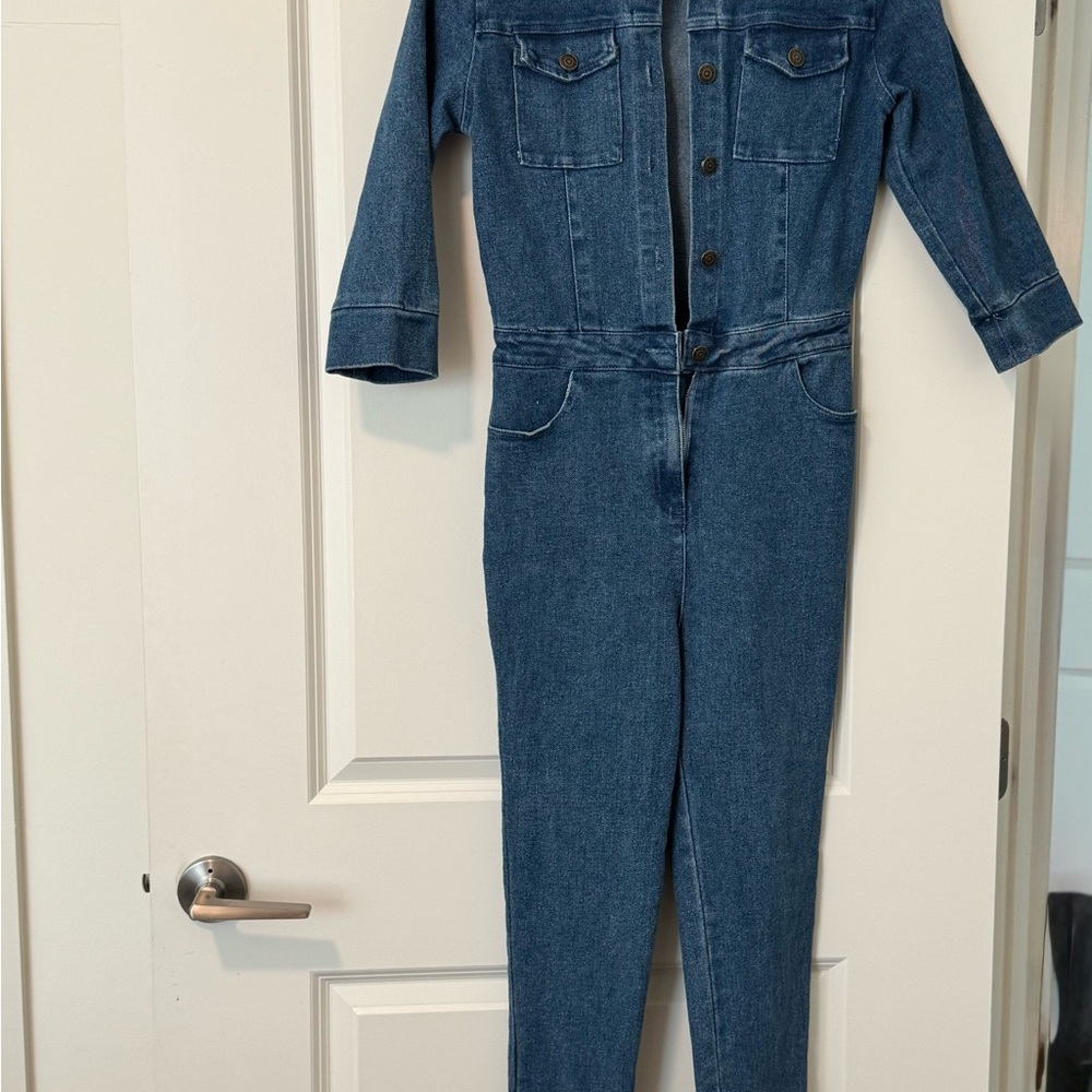 Blue Denim Jumpsuit